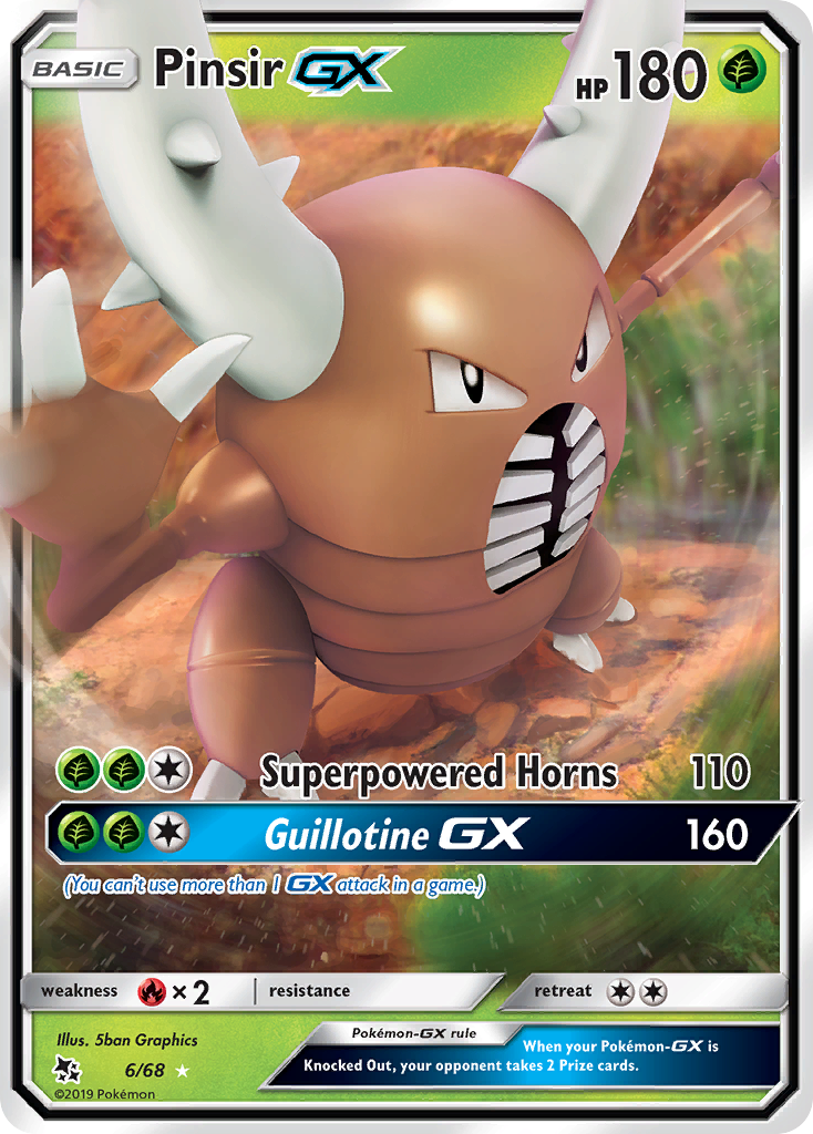 Pinsir GX (6/68) [Sun & Moon: Hidden Fates] | Exor Games Truro