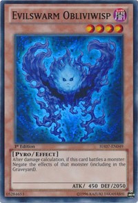 Evilswarm Obliviwisp [HA07-EN049] Super Rare | Exor Games Truro