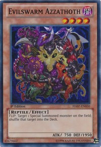 Evilswarm Azzathoth [HA07-EN050] Super Rare | Exor Games Truro