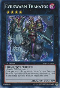 Evilswarm Thanatos [HA07-EN063] Secret Rare | Exor Games Truro