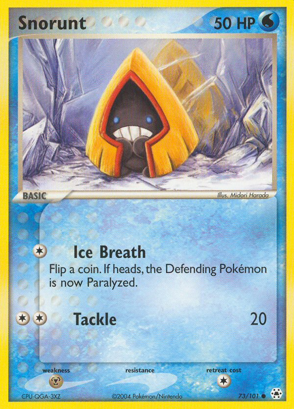 Snorunt (73/101) [EX: Hidden Legends] | Exor Games Truro