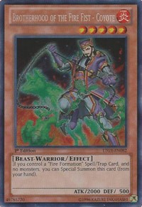 Brotherhood of the Fire Fist - Coyote [LTGY-EN082] Secret Rare | Exor Games Truro