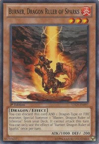 Burner, Dragon Ruler of Sparks [LTGY-EN097] Common | Exor Games Truro