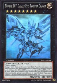 Number 107: Galaxy-Eyes Tachyon Dragon [LTGY-EN044] Ghost Rare | Exor Games Truro