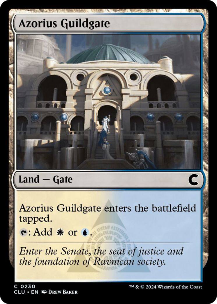 Azorius Guildgate [Ravnica: Clue Edition] | Exor Games Truro