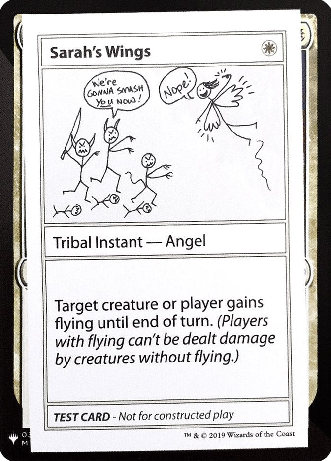 Sarah's Wings [Mystery Booster Playtest Cards] | Exor Games Truro