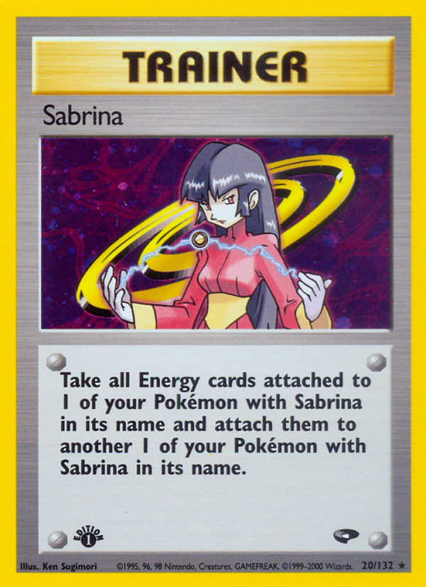 Sabrina (20/132) [Gym Challenge 1st Edition] | Exor Games Truro