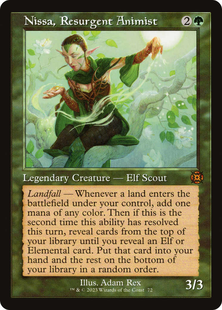 Nissa, Resurgent Animist (Retro) [March of the Machine: The Aftermath] | Exor Games Truro