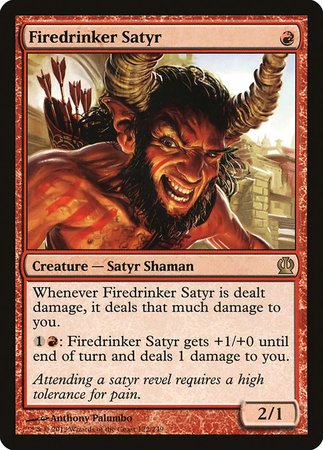 Firedrinker Satyr [Theros] | Exor Games Truro