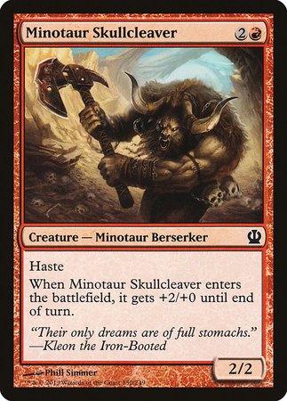 Minotaur Skullcleaver [Theros] | Exor Games Truro