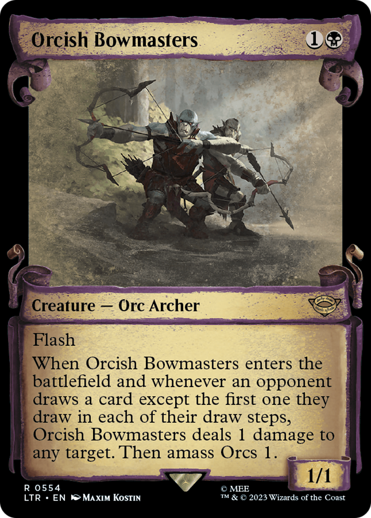 Orcish Bowmasters [The Lord of the Rings: Tales of Middle-Earth Showcase Scrolls] | Exor Games Truro