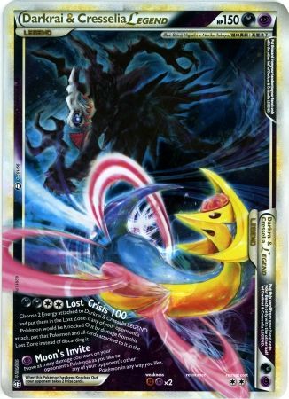 Darkrai & Cresselia LEGEND (99/102) (Jumbo Card) [HeartGold & SoulSilver: Triumphant] | Exor Games Truro