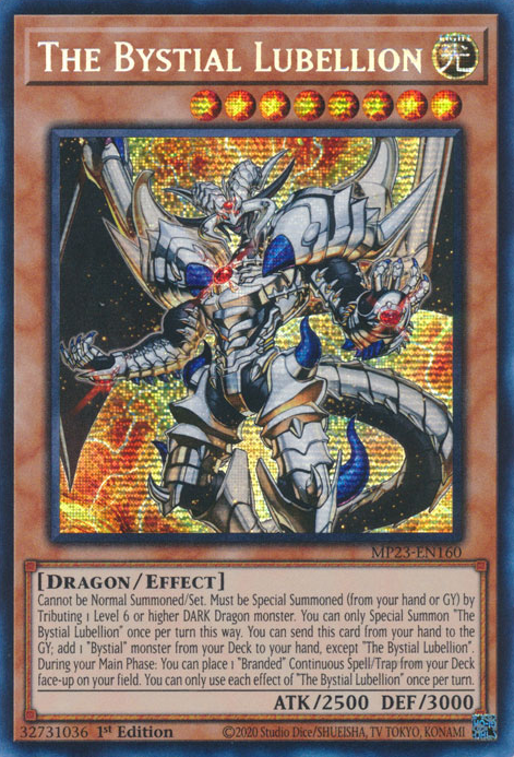 The Bystial Lubellion [MP23-EN160] Prismatic Secret Rare | Exor Games Truro