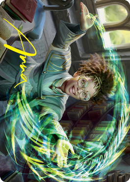 Eureka Moment Art Card (Gold-Stamped Signature) [Strixhaven: School of Mages Art Series] | Exor Games Truro