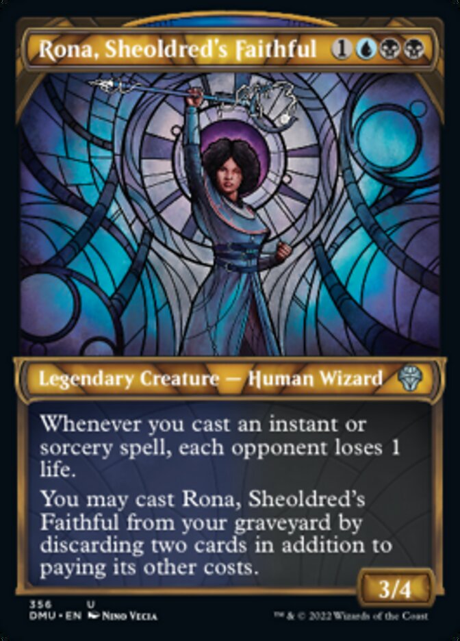 Rona, Sheoldred's Faithful (Showcase Textured) [Dominaria United] | Exor Games Truro