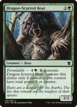 Dragon-Scarred Bear [Dragons of Tarkir] | Exor Games Truro