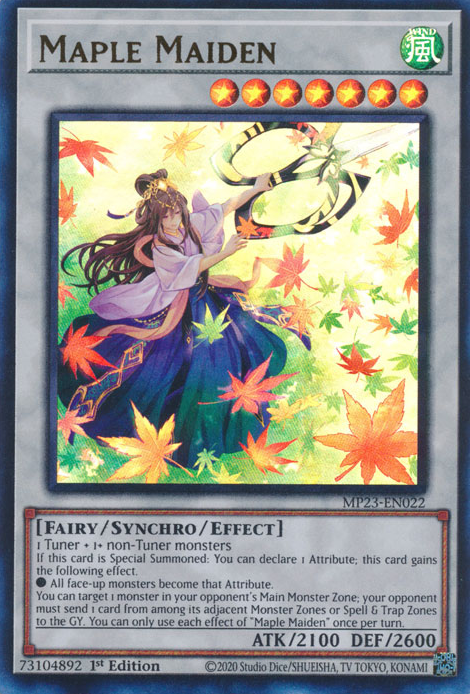 Maple Maiden [MP23-EN022] Ultra Rare | Exor Games Truro