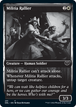 Militia Rallier [Innistrad: Double Feature] | Exor Games Truro