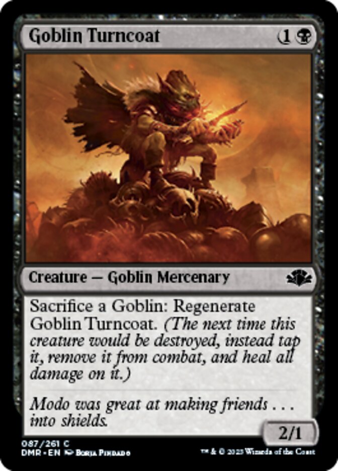 Goblin Turncoat [Dominaria Remastered] | Exor Games Truro