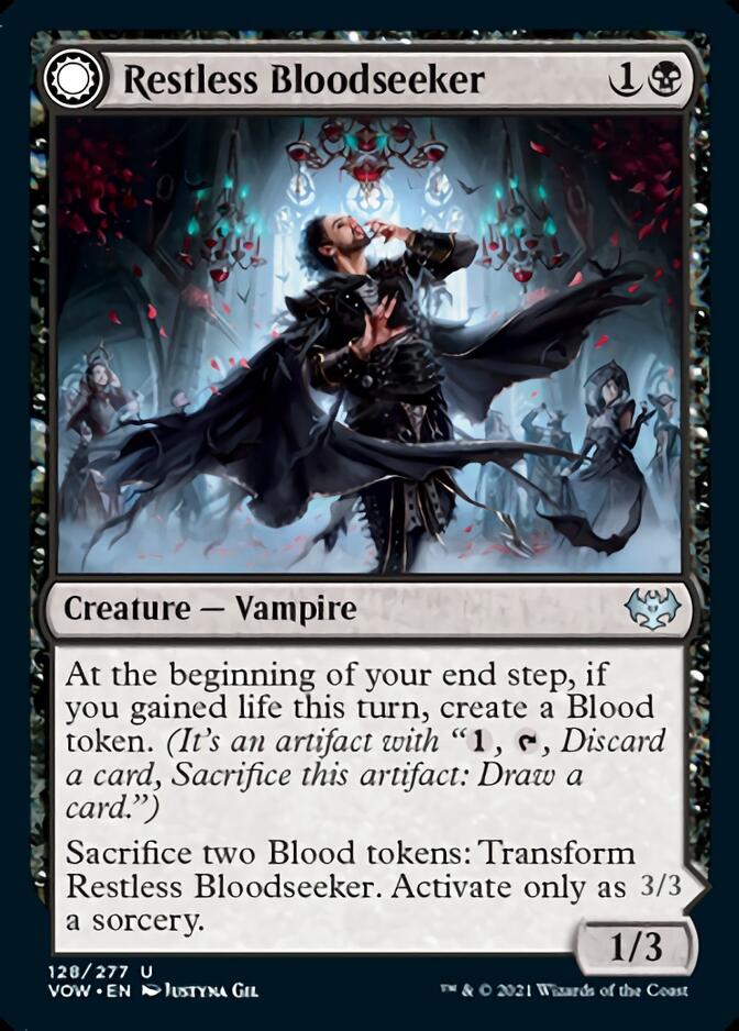 Restless Bloodseeker // Bloodsoaked Reveler [Innistrad: Crimson Vow] | Exor Games Truro