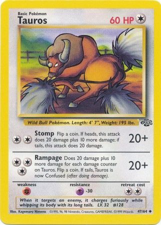 Tauros (47/64) [Jungle Unlimited] | Exor Games Truro