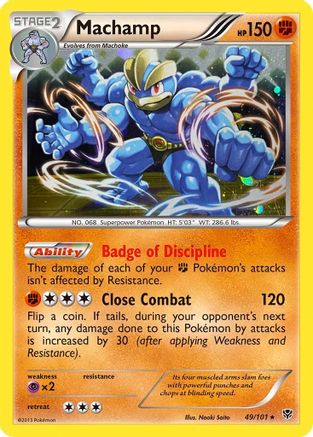 Machamp (49/101) (Cosmos Holo) [Black & White: Plasma Blast] | Exor Games Truro