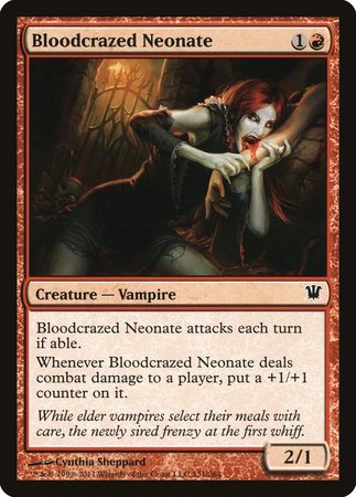 Bloodcrazed Neonate [Innistrad] | Exor Games Truro