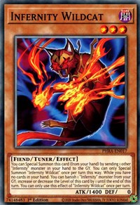 Infernity Wildcat [PHRA-EN017] Common | Exor Games Truro
