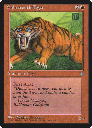 Sabretooth Tiger [Ice Age] | Exor Games Truro