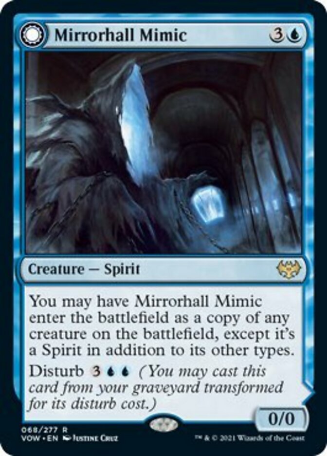 Mirrorhall Mimic // Ghastly Mimicry [Innistrad: Crimson Vow] | Exor Games Truro