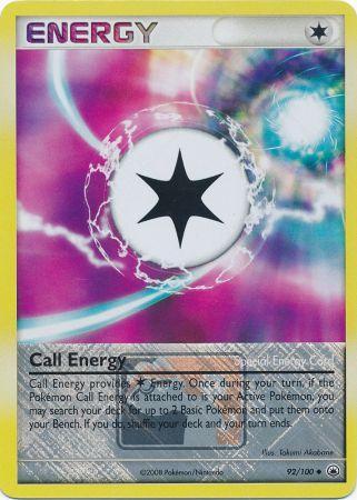 Call Energy (92/100) (League Promo) [Diamond & Pearl: Majestic Dawn] | Exor Games Truro