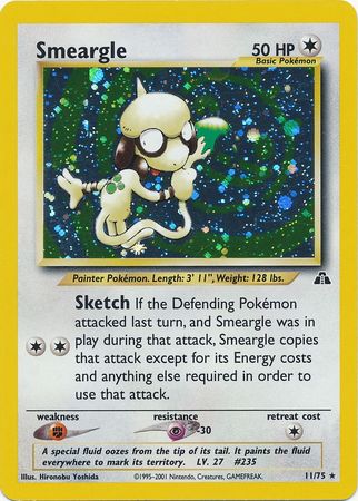 Smeargle (11/75) [Neo Discovery Unlimited] | Exor Games Truro