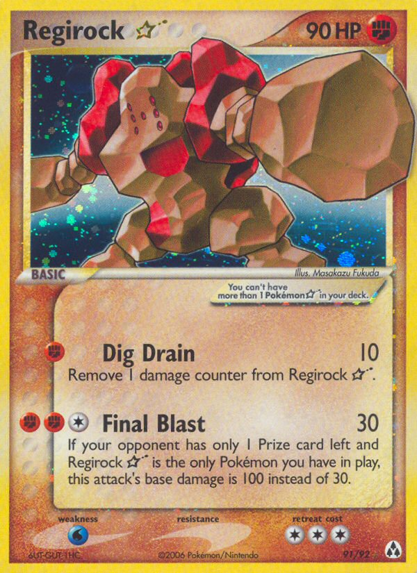 Regirock Star (91/92) [EX: Legend Maker] | Exor Games Truro