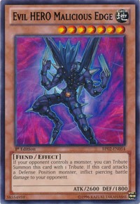 Evil HERO Malicious Edge [BP02-EN054] Rare | Exor Games Truro