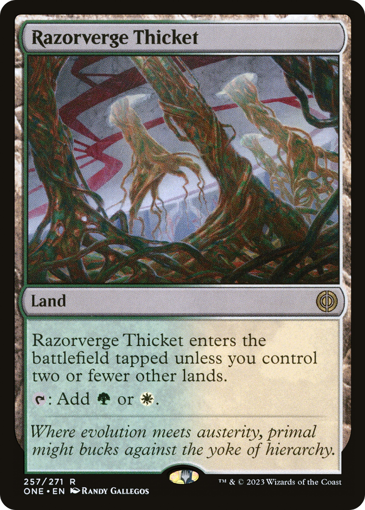 Razorverge Thicket [Phyrexia: All Will Be One] | Exor Games Truro