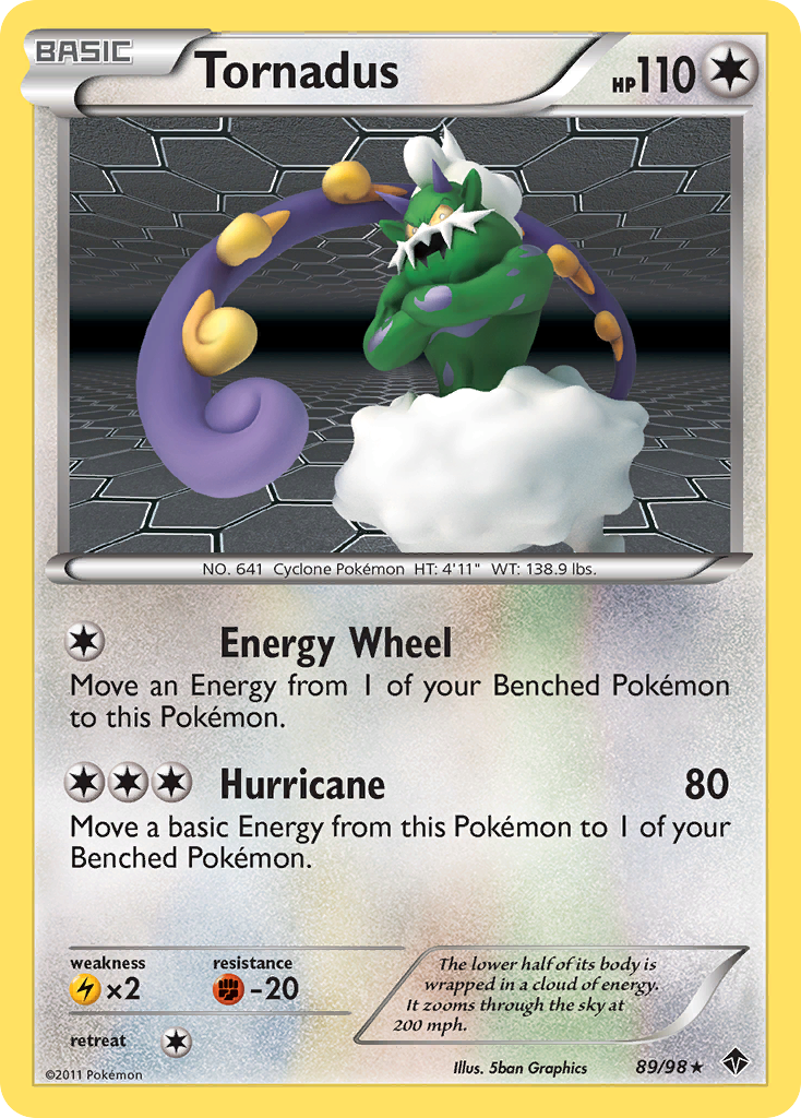 Tornadus (89/98) [Black & White: Emerging Powers] | Exor Games Truro