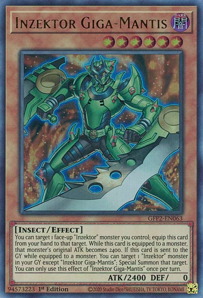 Inzektor Giga-Mantis [GFP2-EN063] Ultra Rare | Exor Games Truro