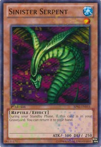 Sinister Serpent [BP02-EN015] Mosaic Rare | Exor Games Truro