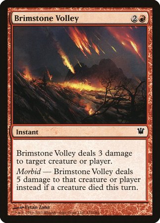 Brimstone Volley [Innistrad] | Exor Games Truro