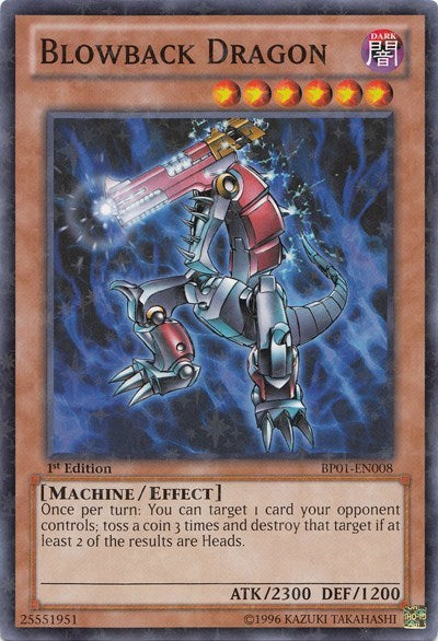 Blowback Dragon [BP01-EN008] Starfoil Rare | Exor Games Truro