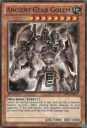 Ancient Gear Golem [BP01-EN011] Starfoil Rare | Exor Games Truro