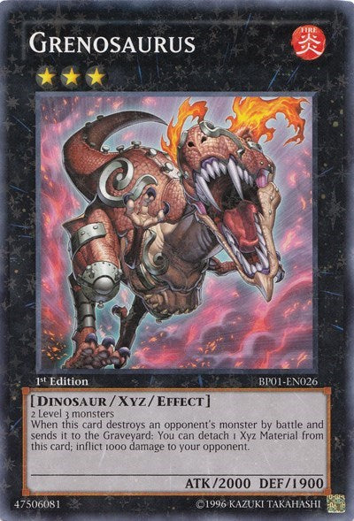 Grenosaurus [BP01-EN026] Starfoil Rare | Exor Games Truro