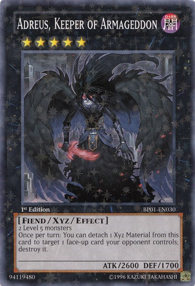 Adreus, Keeper of Armageddon [BP01-EN030] Starfoil Rare | Exor Games Truro