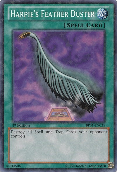 Harpie's Feather Duster [BP01-EN035] Starfoil Rare | Exor Games Truro