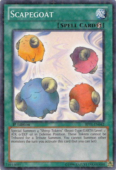 Scapegoat [BP01-EN042] Starfoil Rare | Exor Games Truro