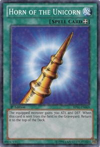 Horn of the Unicorn [BP01-EN069] Starfoil Rare | Exor Games Truro