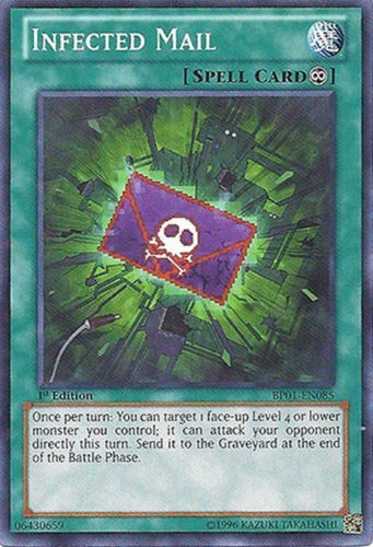 Infected Mail [BP01-EN085] Starfoil Rare | Exor Games Truro