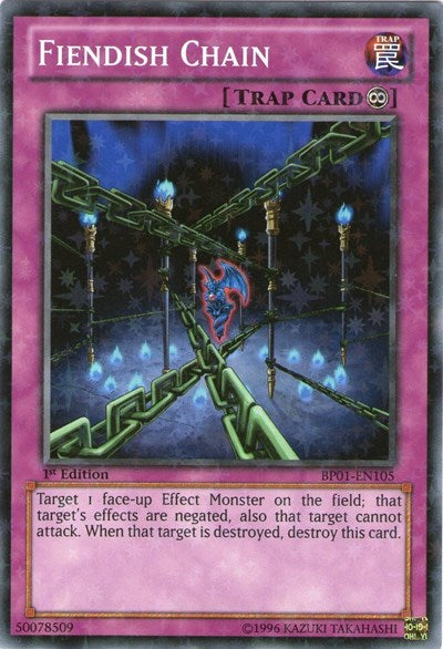 Fiendish Chain [BP01-EN105] Starfoil Rare | Exor Games Truro