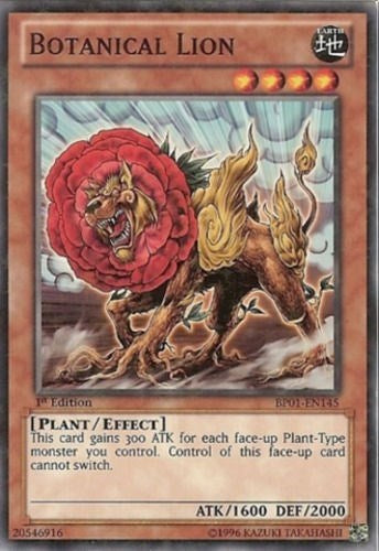 Botanical Lion [BP01-EN145] Starfoil Rare | Exor Games Truro
