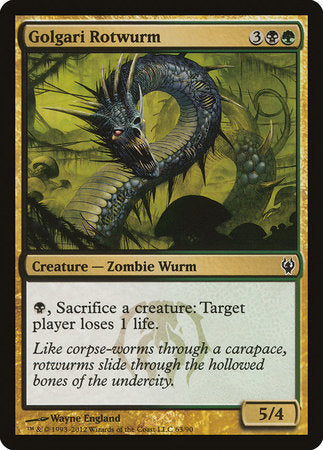 Golgari Rotwurm [Duel Decks: Izzet vs. Golgari] | Exor Games Truro